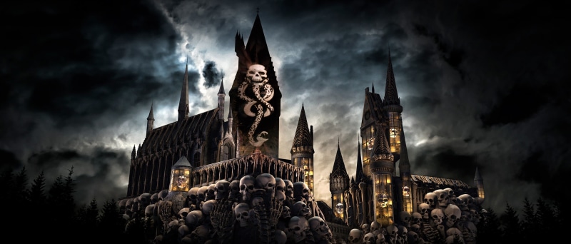 2K, Skull, Harry Potter, Hogwarts Castle