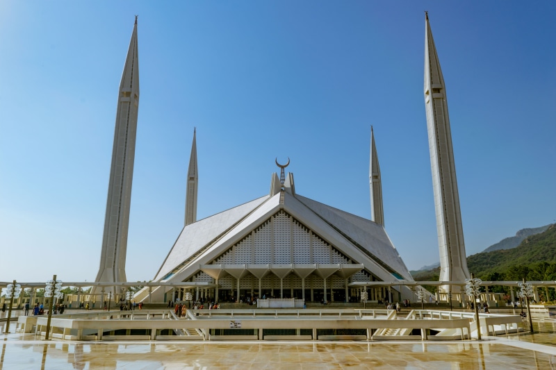 pakistan, tower, dome, traditional, city, architectural column, day, sky, clear sky, muslim, travel, mosque, landmark, built structure, famous, ornament