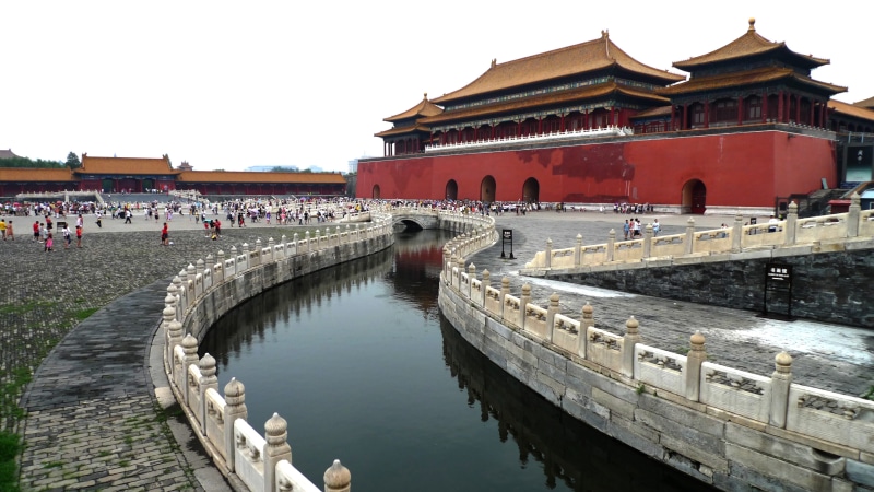 Beijing, National Palace Museum, building, ancient, red, national, clear sky, nature, roof, forbidden, building Exterior, travel Destinations, ming, built structure