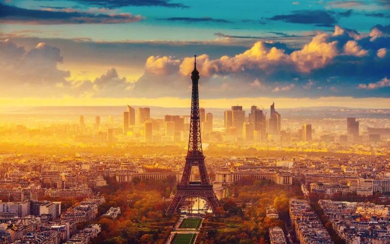 eiffel, city, 1080P, france, France the city of Paris Eiffel tower, tower, painting, paris