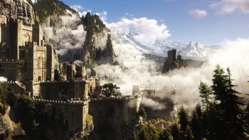 The Witcher 3, 4K, The Witcher, Kaer Morhen