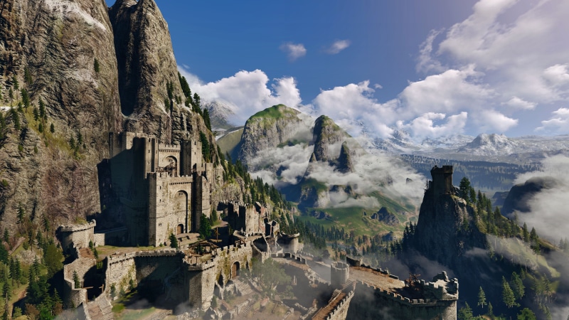 5K, Kaer Morhen, The Witcher 3: Wild Hunt, video games
