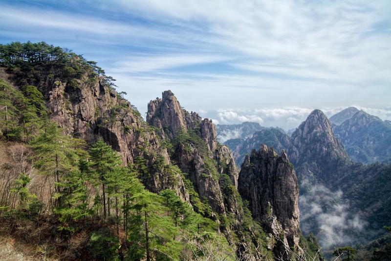 yellow, photo, Natures, YELLOW MOUNTAIN, China, Gallery, 4K, Rocks, nature, famous Place, LANDSCAPE, outdoors, cliff, rock - Object, mountain Peak, Huangshan