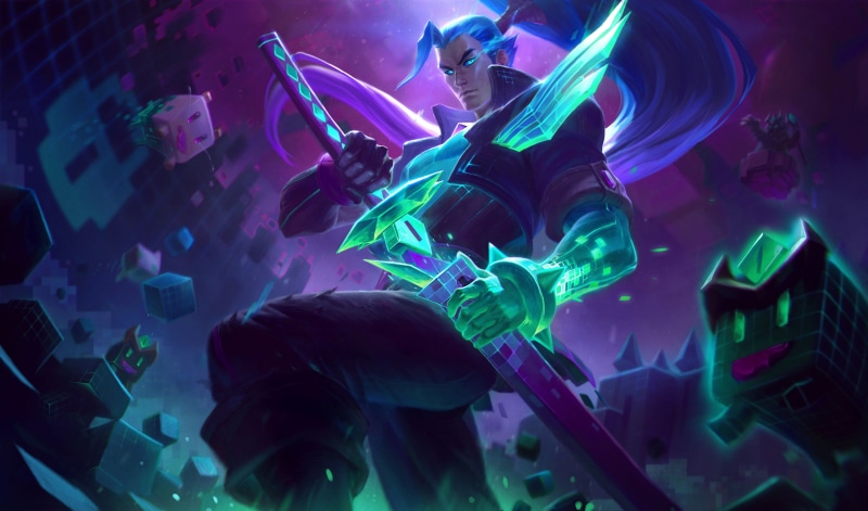 battle, League of Legends, Yasuo, Yasuo (League of Legends), Game Boy Advance, samurai, video games, arcade, 4K, arcade skins, Arcadia