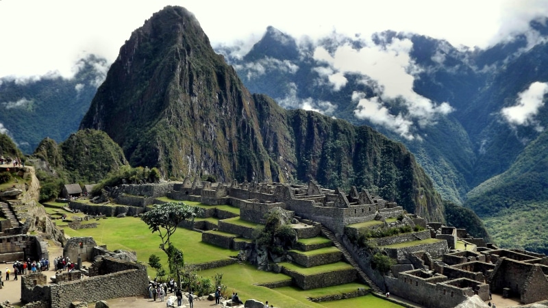 mountain range, city, sky, day, famous Place, peruvian Culture, the past, old Ruin, no people, terraced Field, old, archaeology, travel Destinations, architecture
