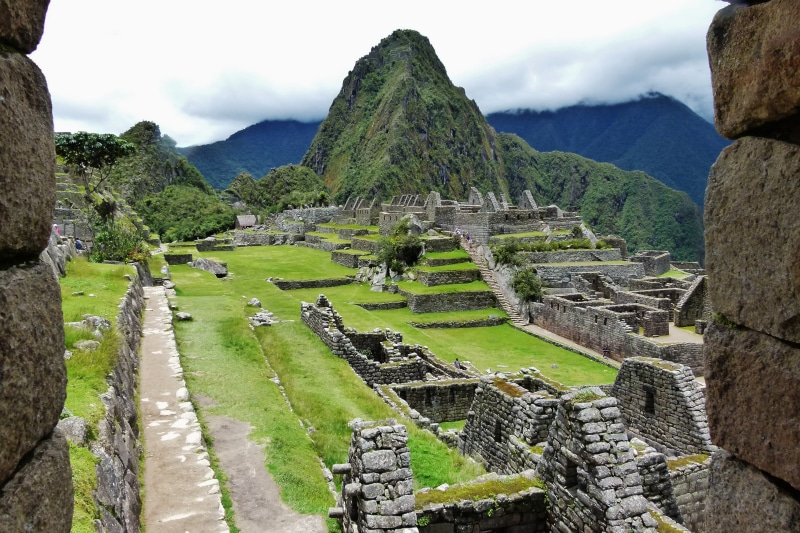 sky, machu Picchu, stairs, monuments, alpine, green color, tourism, hillside, relic, old, ancient Civilization, inca, the Past, famous Place, terrace, built structure