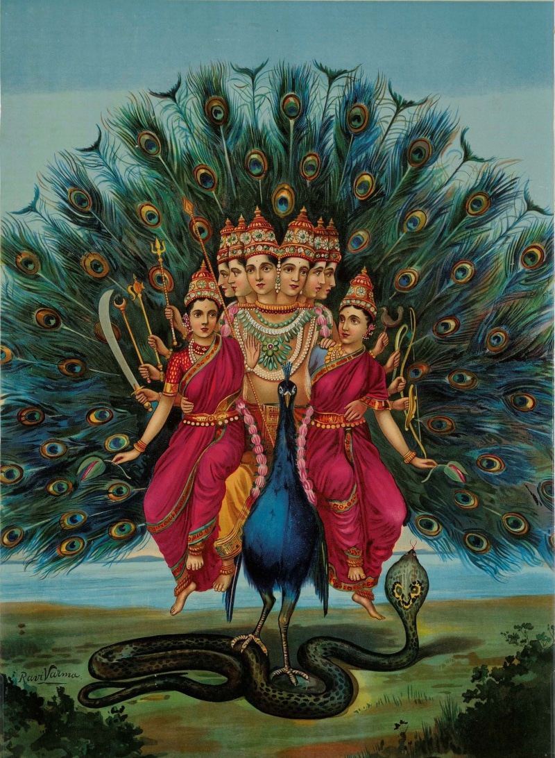 architecture, male likeness, illustration, subrahmanya, india, karttikeya, sculpture, gods, built structure, ornate, human representation, no people, craft