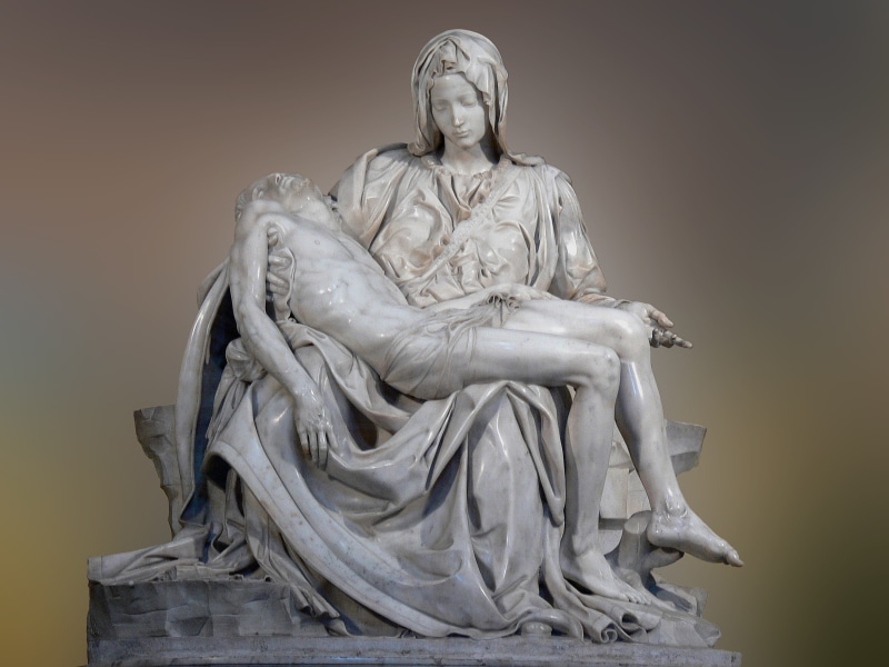 nature, marble, Italy, representation, no people, history, 2K, michelangelo, man, sculpture, indoors, day, the past, gray, statue, St PeterS Basilica