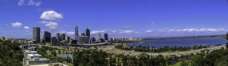 Skyline View, skyline, outdoors, buildings, cloud - sky, residential district, building Exterior, uSA, architecture, sky, famous Place, Perth, modern, urban Skyline