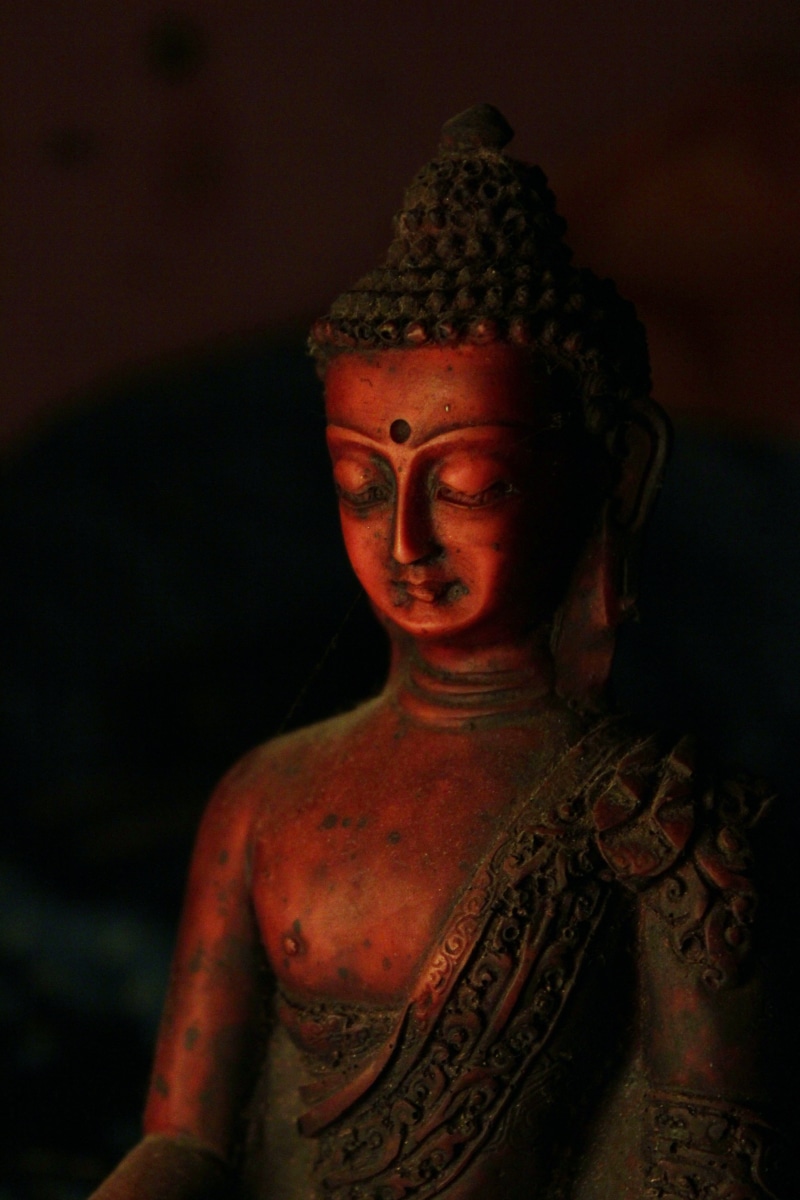 idol, tattoo, male likeness, buddhism, portrait, asia, thailand, spiritual, buddha, spirituality, religion, chinese, human representation, one person, front view