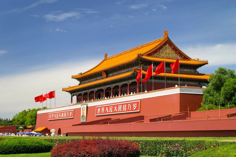 famous Place, cloud - sky, china - East Asia, east Asian Culture, asia, tourism, built structure, transportation, traditionally, tiananmen Gate Of Heavenly Peace