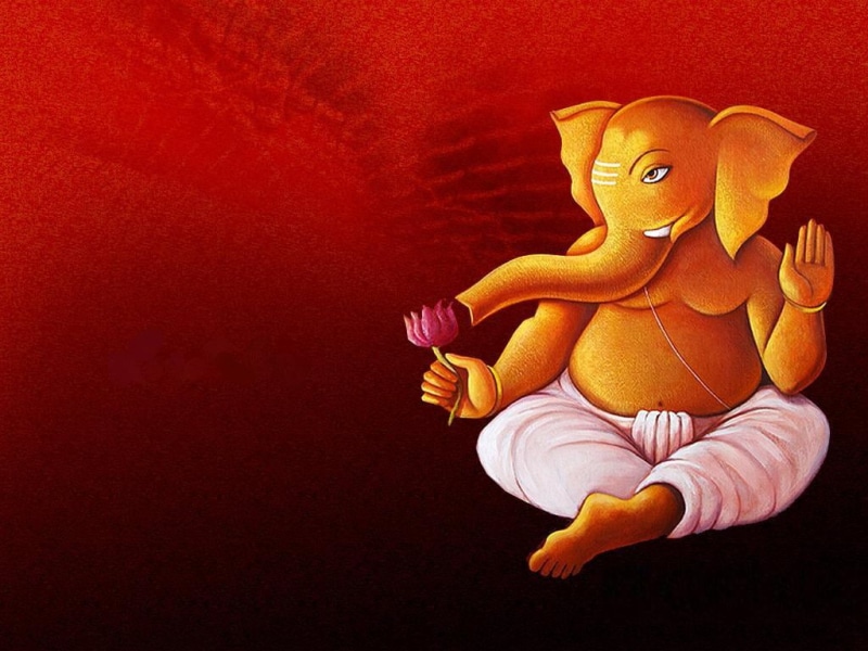 decoration, cute, stuffed toy, still life, 480P, representation, orange color, copy space, ganesha, red, celebration, creativity, ganesh, no people, craft