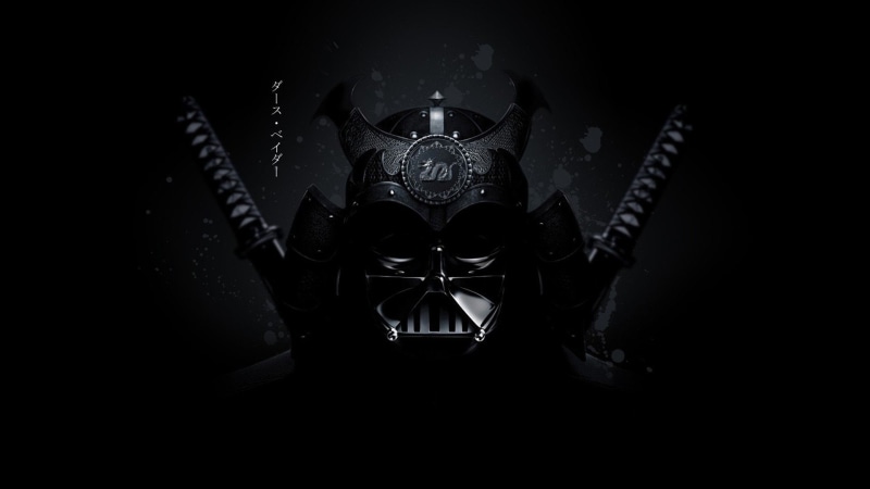 1920x1080 px, people, art, samurai, vader, x, Darth Vader, 1080P, black background, background, darth, px, black, hd, actresses