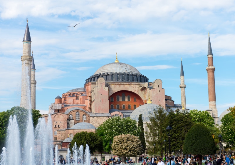 nature, fountain, spire, turkey, group of people, building exterior, turkish, blue Mosque, plant, blue, traveler, market, pilgrimage, travel, place of worship