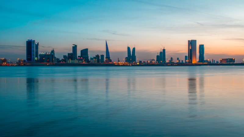 water, nature, landscape, office building exterior, modern, view, architecture, muharraq, building, city, spire, building exterior, body, sea, high rise