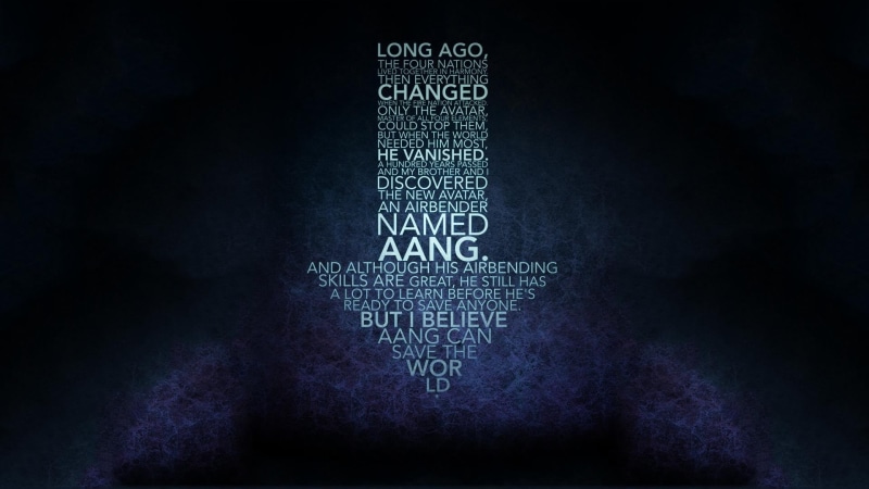 vector, backdrop, Avatar: The Last Airbender, chalk - art equipment, Aang, backgrounds, creativity, board, dark, 1080P, blue, abstract, textured, computer Graphic