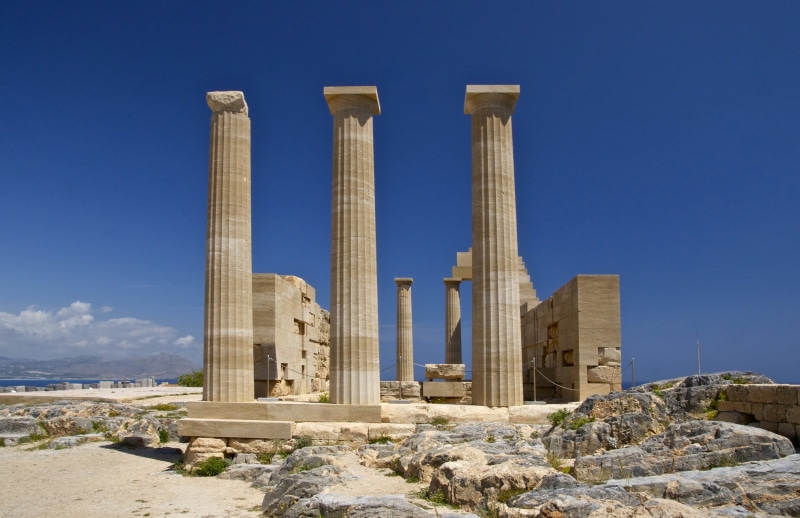 ancient civilization, the past, acropolis - Athens, temple, tourism, outdoors, no people, ancient, island, athens - Greece, historic, greek Culture, ruins