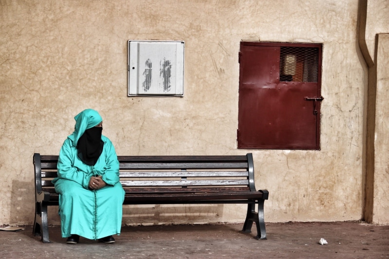 holy, building, heritage, built structure, woman, celebration, allah, cultural, clothing, arabic, arab, window, rest, relaxation, hood - clothing, hood