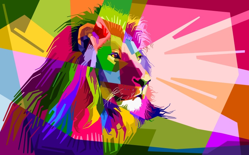 backgrounds, digital composite, textile, paper, flag, art, day, abstract, people, purple, indoors, vector, representation, creativity, lion, choice, computer Graphic