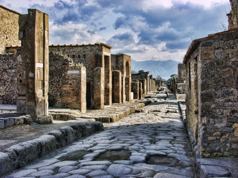 daytime, the Past, Roman, pompeii, Travel, ruined, ancient civilization, day, archaeology, historical, unesco, cloud - sky, old Ruin, heritage, Ancient