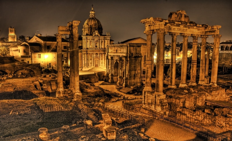 illuminated, architectural column, illustration, nature, travel, roman, place of worship, tourism, religion, ancient civilization, Europe, old, rome, building
