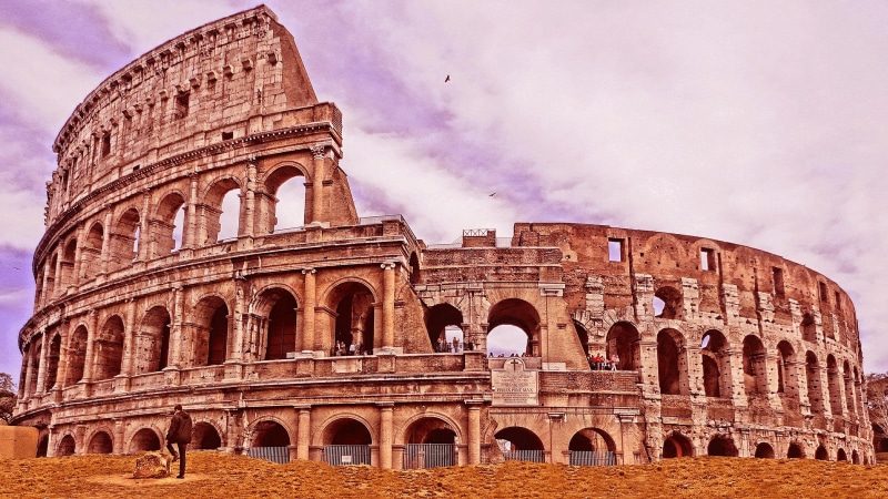 europe, historical, rome, ancient, italy, architecture, 4K, colosseum