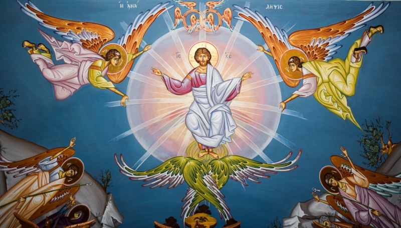religion, close-up, painting, day, christ, ornate, church, painted image, cyprus, 5K, sculpture, human representation, female likeness, ayios nikolaos