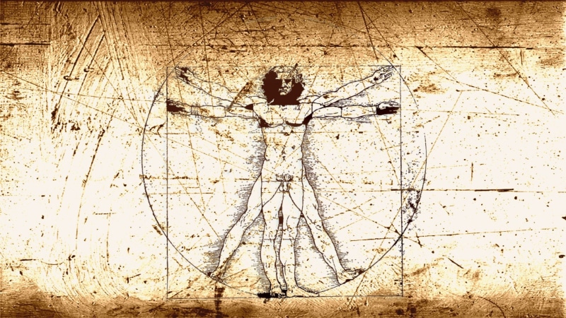 1080P, leonardo, man, vinci, vitruvian