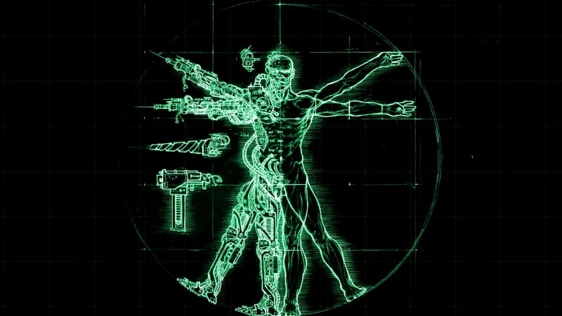 Techpriest, Leonardo Da Vinci, Warhammer, Vitruvian Man, 40k, 1080P