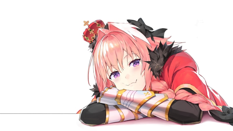 mammal, Fate Series, shoe, studio shot, toy, Astolfo (Fate/Apocrypha), indoors, cut out, white background, domestic, domestic animals, Rider of Black (Fate/Apocrypha)