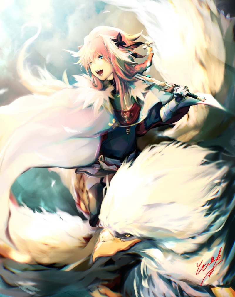 one person, art and craft, lifestyles, day, indoors, Fate/Apocrypha , blond hair, nature, anime, hairstyle, multi colored, creativity, Astolfo (Fate/Apocrypha)
