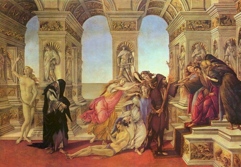 genre, 2K, Slander, picture, Sandro Botticelli