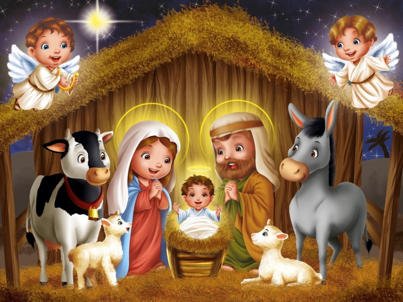 1080P, jesus, bible, christmas, birth, december, 3d and abstract