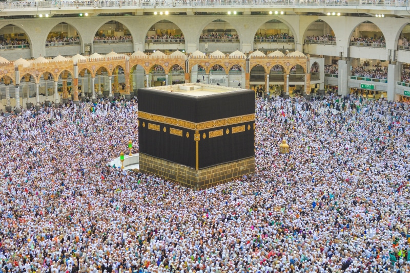 islam, religion, hajj, architecture, the past, arch, real people, faith, worship, group of people, built structure, history, day, travel, large group of people
