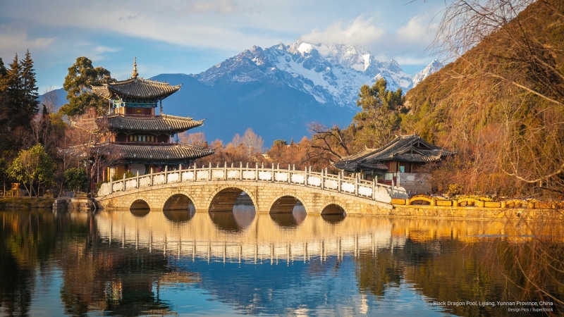 yunnan, lijiang, Asia, pool, province, china, dragon, black, 2K