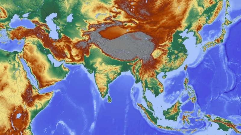 Elevation, nature, physical geography, close-up, creativity, pattern, no people, art and craft, Asia, relief map, blue, backgrounds, water, elevation map