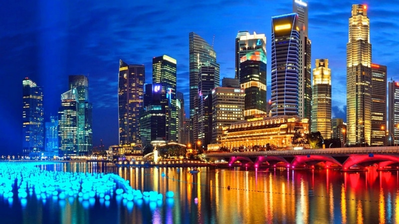 singapore, city, 1080P, cityscapes, asia