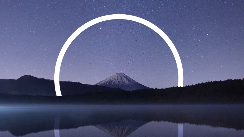 Fuji, k, Geometric, 4K, Mount, Landscape