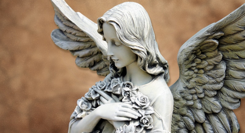 day, photo montage, creativity, human hand, female, sky, adult, angel, religion, craft, guardian angel, limb, hand, carving - craft product, beautiful