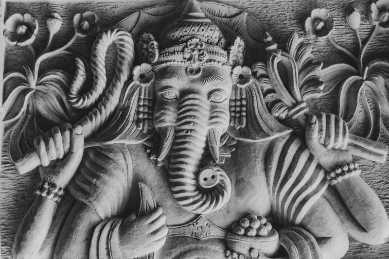 creativity, culture, hindu, representation, sculpture, 5K, ganesh, religion, spirituality, hinduism, deity, craft, floral pattern, faith, elephant, art and craft