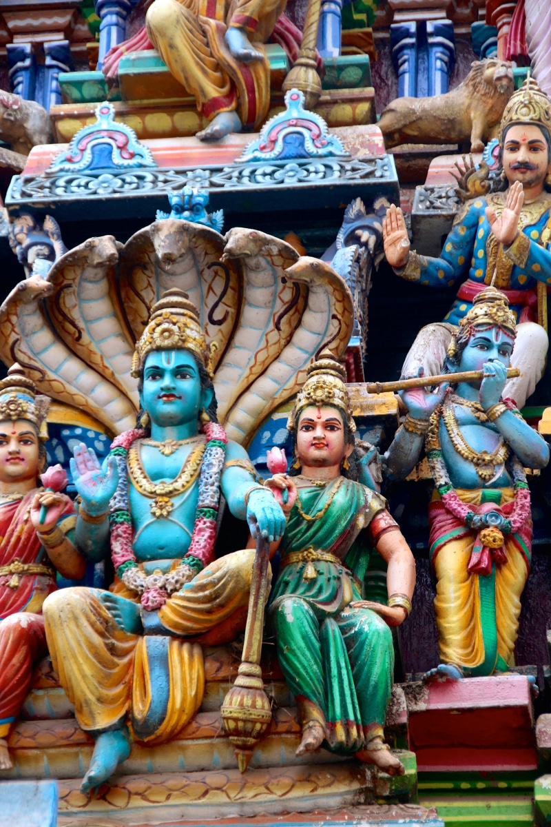 statue, krishna, temple - Building, god, indian, belief, asia, place of worship, male likeness, india, hinduism, architecture, cultures, building, representation