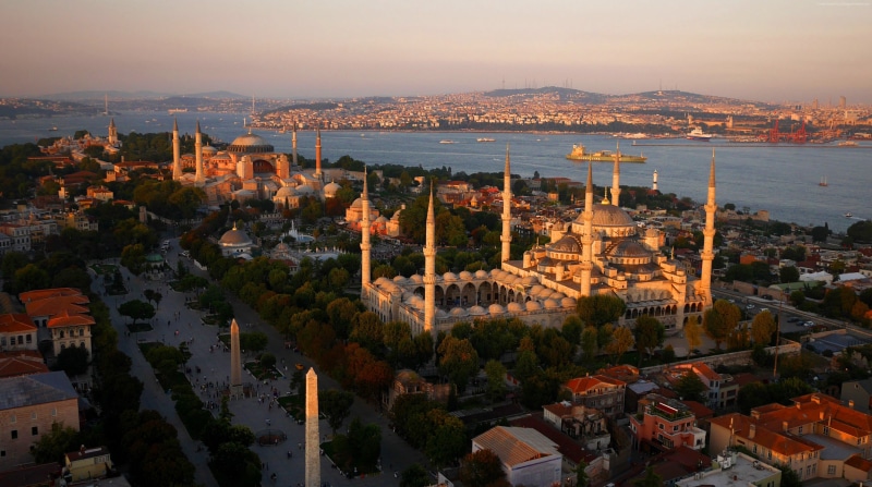 Blue Mosque, Travel, Istanbul, Turkey, Tourism, 4K