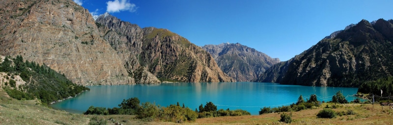 Nepal, tranquility, summer, travel Locations, water, landscape, mountains, day, mountain, travel destinations, Phoksundo Lake, beauty In Nature, sky, outdoors