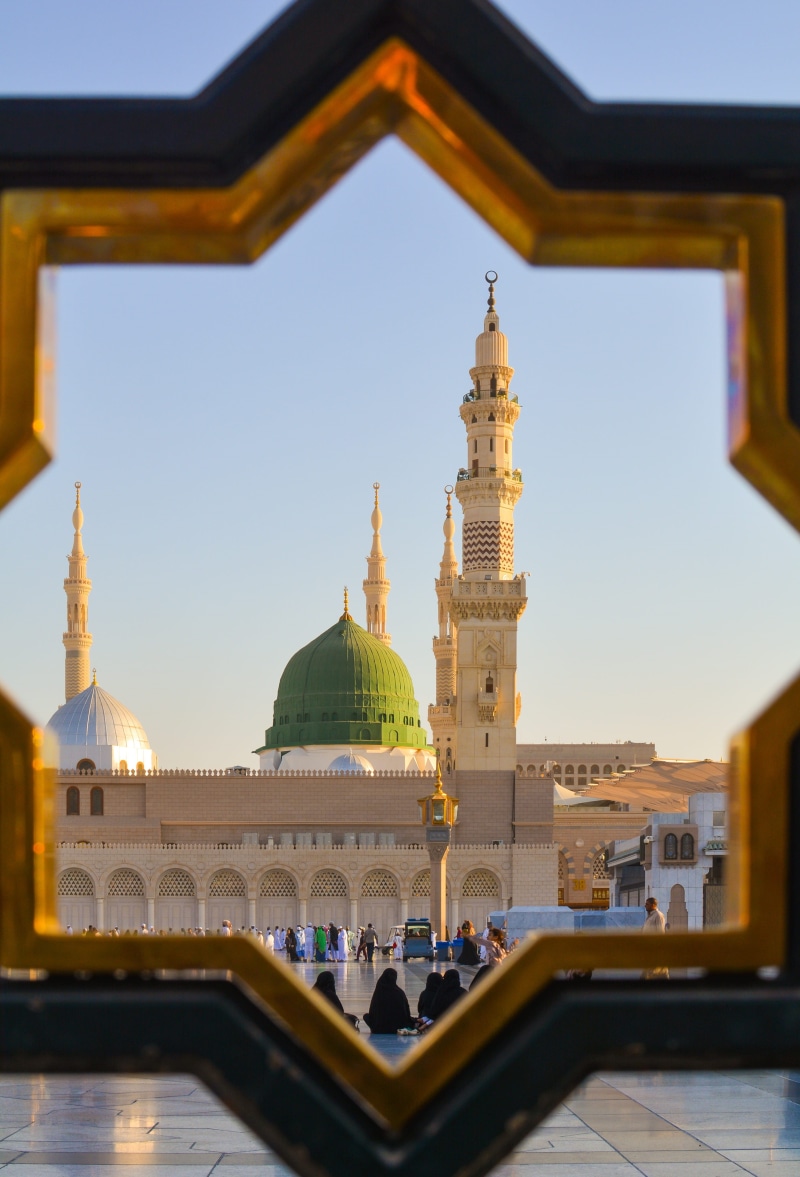 belief, place of worship, spirituality, history, building exterior, architecture, clear sky, travel, religion, tourism, hajj, muslim, built structure, madinah