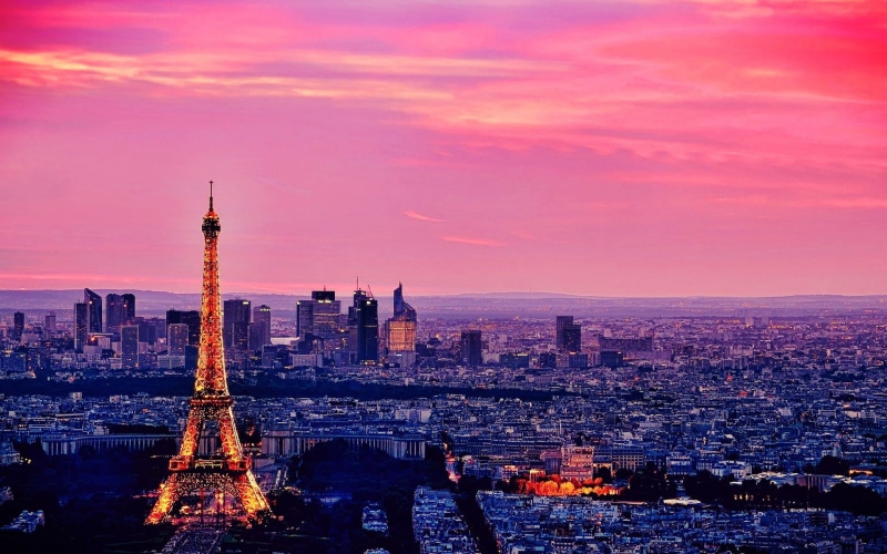 1080P, city, eiffel, paris, europe, france