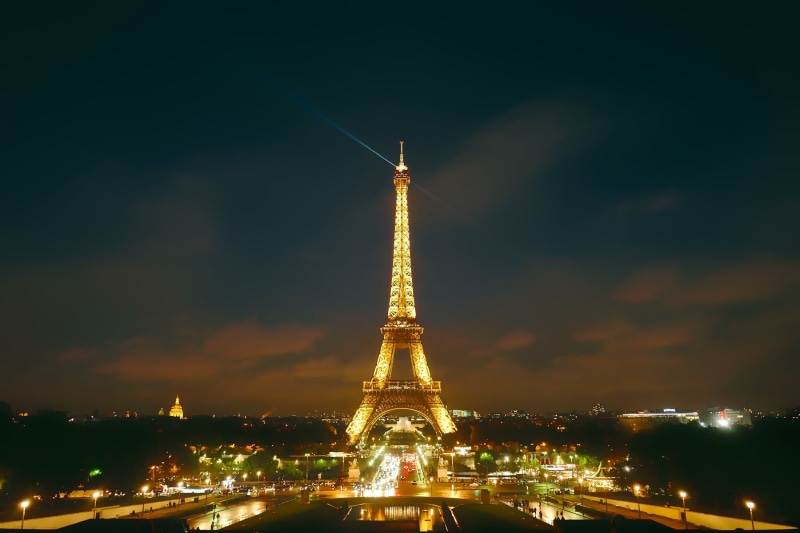 urban, outdoors, building, built structure, france, romantic, french Culture, panoramic, city, famous Place, tower, sunset, beam, office building exterior