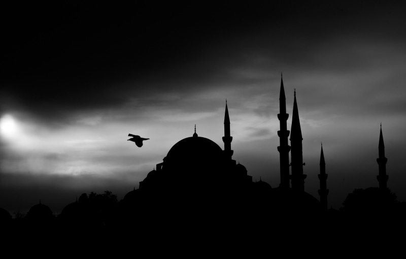 belief, islam, silhouette, süleymaniye, building exterior, travel destinations, turkey, building, architecture, there is, muslim, structure, beautiful