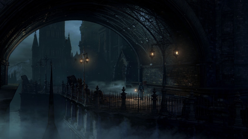 architecture, 4K, yharnam, bloodborne