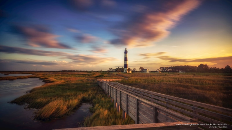 bodie, north, island, Architecture, lighthouse, 2K, outer, banks, carolina