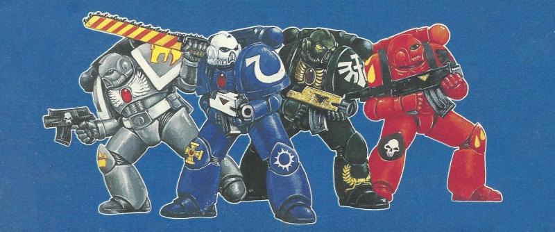 Warhammer 40, 3440x1440 px, 2K, Space Marines